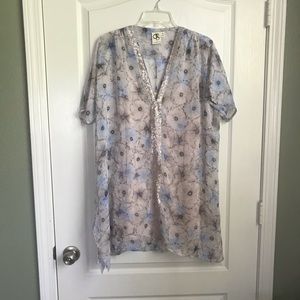 Anthropologie One September Floral Tunic/Dress